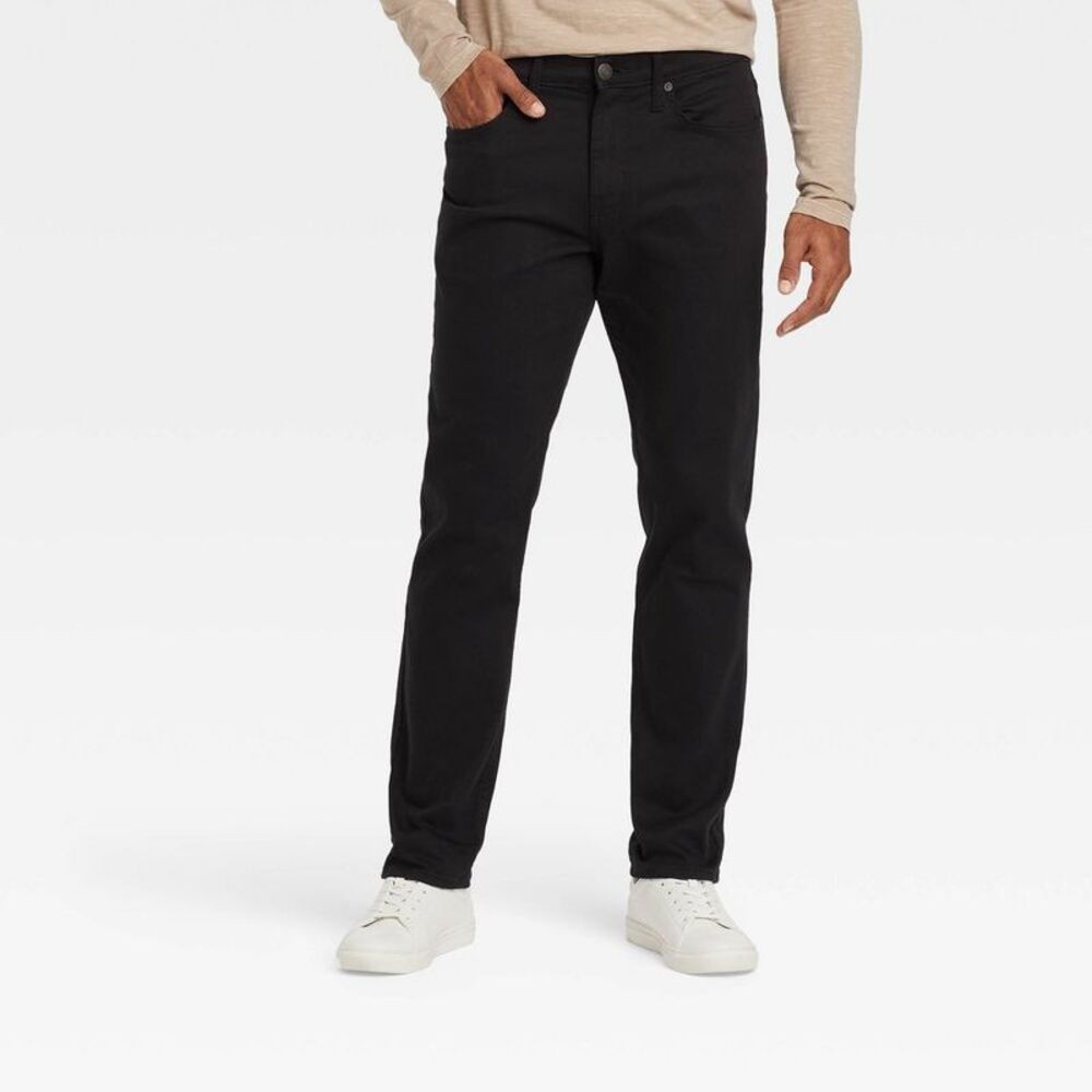 Goodfellow & Co - Men's Athletic Fit Jeans - Goodfellow & Co Black 4 Black